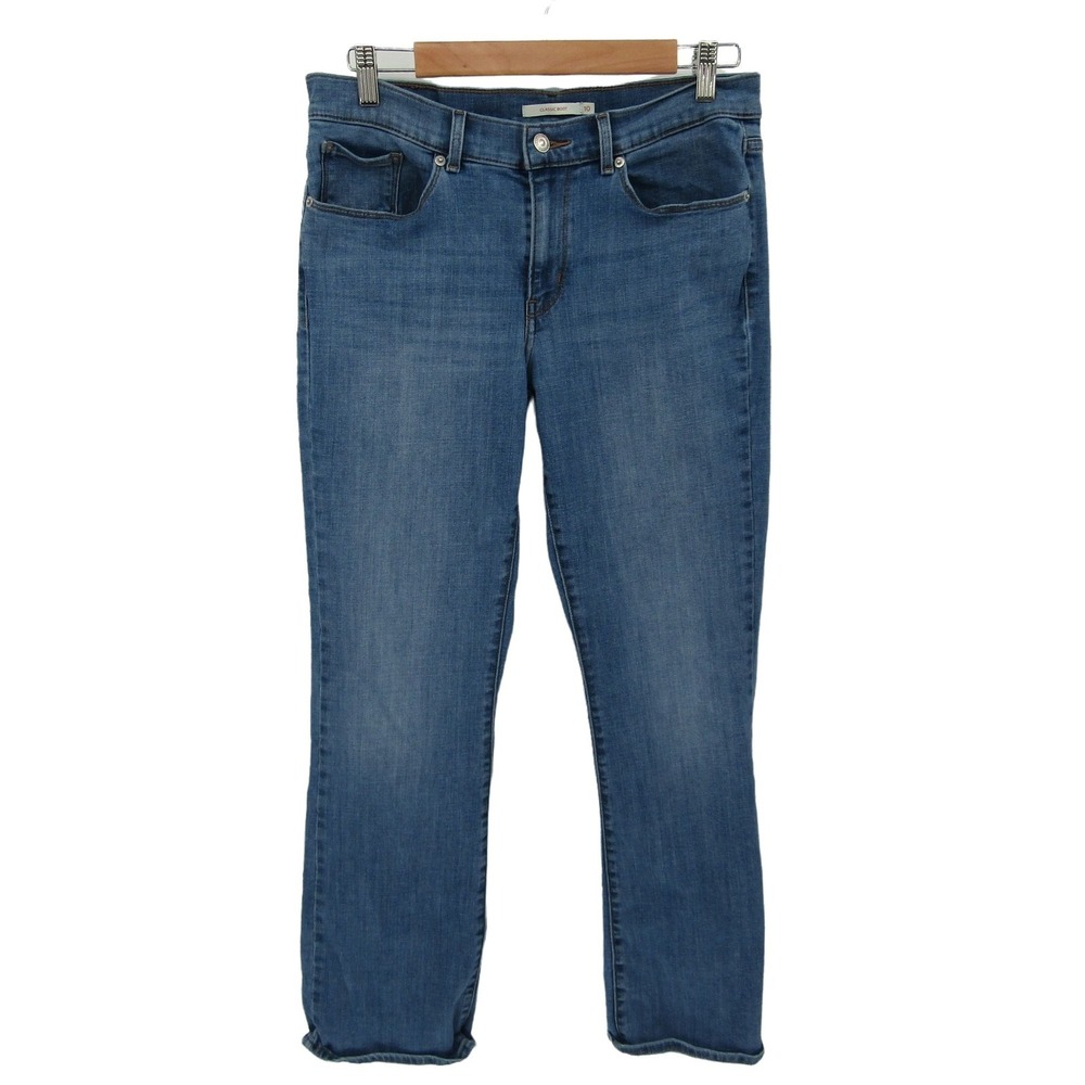 Levi's Womens 10 Blue Mid Rise Bootcut‎ Denim Jeans 30 Inseam Classic Fit